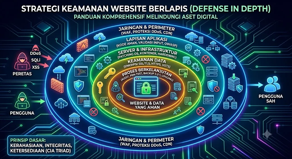 Panduan Komprehensif Keamanan Website: Melindungi Aset Digital di Era Keterhubungan